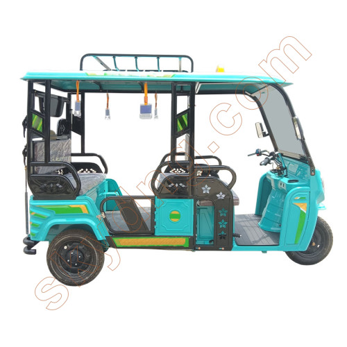 Electric Tricycle Passenger Tuk Tuk With Roof Racks