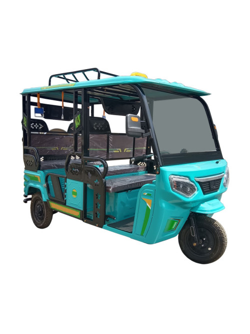Electric Tricycle Passenger Tuk Tuk With Roof Rack...