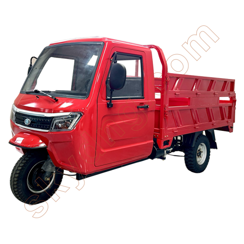 EEC Electric Cargo Tricycle with Enclosed Driver Cabin and Dump