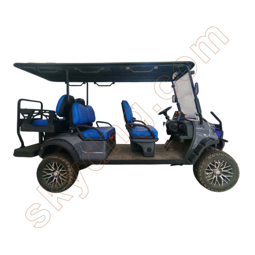 Back to Back 6 Seater Lifted Off Road Electric Golf Cart