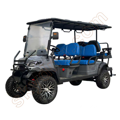 Back to Back 6 Seater Lifted Off Road Electric Golf Cart