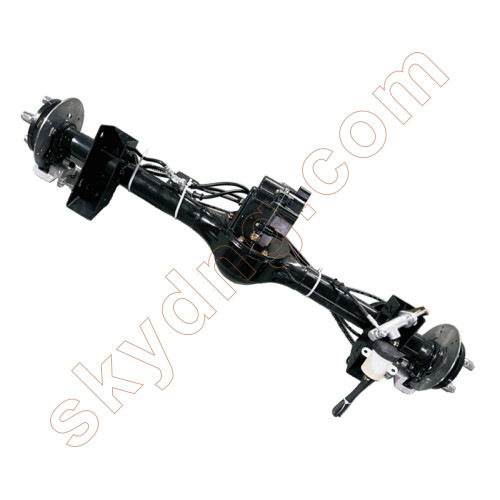 Integrated Disc Brake and Gearshift Differential Rear Axle