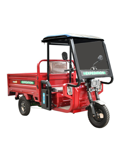 Electric Cargo Tricycle with canopy