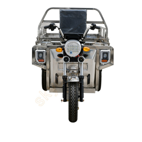 1.5M Electric Stainless Steel Tricycle with Cargo